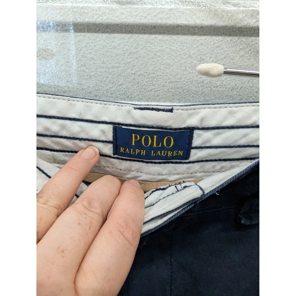 Polo Ralph Lauren Men's‎ Navy Blue Classic Polo Chino Cargo Shorts- Size 38